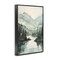 Stupell Industries Mountain River View Framed Giclee Wall Art Design by LSR Design Studio